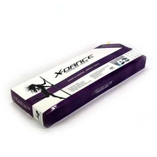 X Dance Pole Chrome portatif Exotic bâton de 9 pi stationnaire et canne à lancer léger entraînement bâton de mise en forme avec 2 sacs