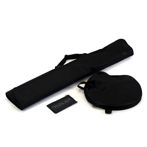 X Dance Pole Chrome portatif Exotic bâton de 9 pi stationnaire et canne à lancer léger entraînement bâton de mise en forme avec 2 sacs