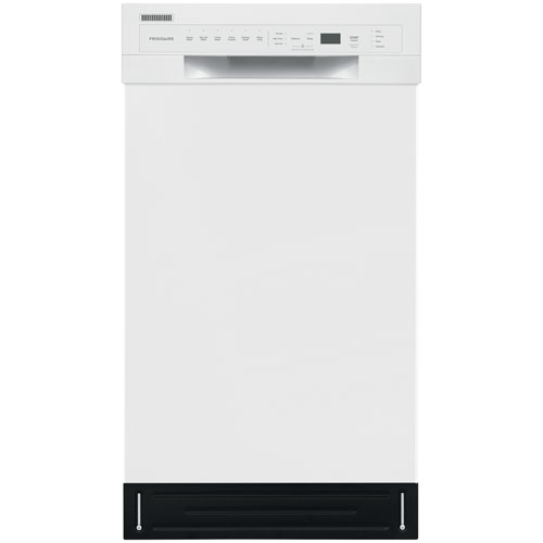 Frigidaire 18" 52dB Built-In Dishwasher with Stainless Steel Tub - White