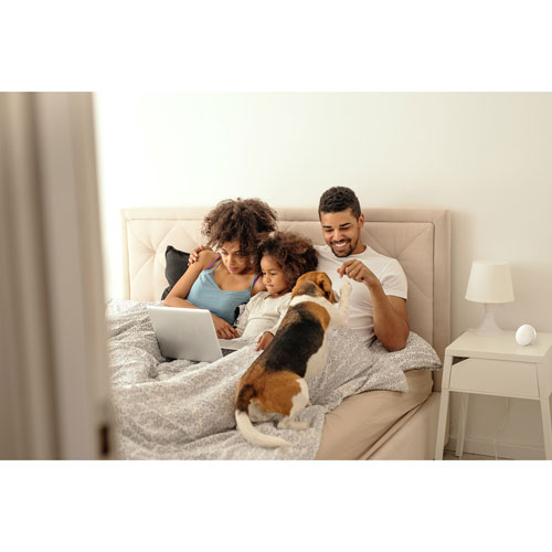 Moniteur de qualité de l'air intérieur Wave Mini d'Airthings avec indicateur de risque de moisissure