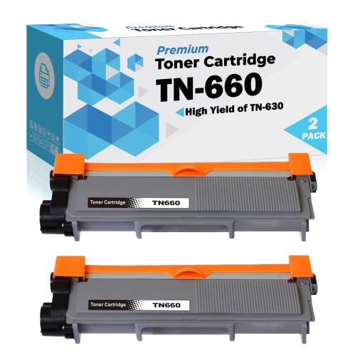 ULTRA TONER  2 Packs Deal Superior Brother Tn660 Compatible Toner Cartridge for Brother Printer In Black 