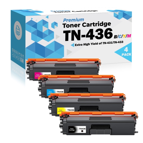 Ultra Toner™ 4 COLORS COMBO - Superior Brother TN436 BK/M/Y/C High Capacity Compatible Toner Cartridge-Brother Printer