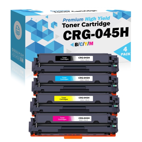 Ultra Toner™ 4 COLORS SET-Canon045H(CANON-045/045) BK/M/Y/C Toner Cartridge-CanonPrinter ImageClass MF632/MF634/LBP611/LBP612