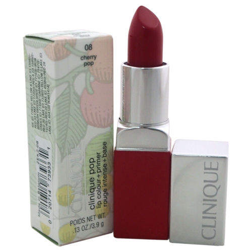 Clinique Pop Lip Colour + Primer - # 08 Cherry Pop by Clinique for Women - 0.13 oz Lipstick