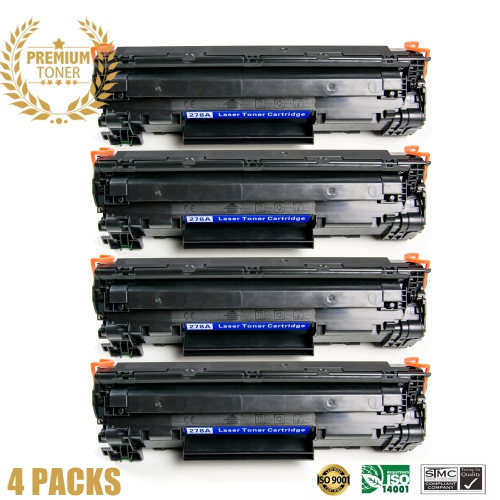 Ultra Toner™ 4 Packs Deal ! Superior HP 78A Black Toner Cartridge Premium Quality！