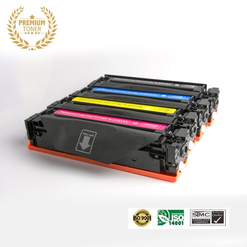 ULTRA TONER  4 Colors Combo - HP 410X (Cf410X, Cf411X, Cf412X, Cf413X) Bk/m/y/c Toner Cartridge Premium Quality！