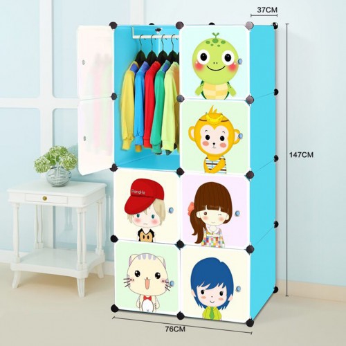 Portable Diy Closet Cabinet Wardrobe Storage Organizer Dresser