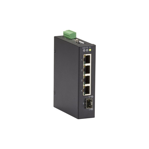 Black Box Industrial Gigabit Ethernet Switch - Extreme Temperature, 5-Port LIG401A