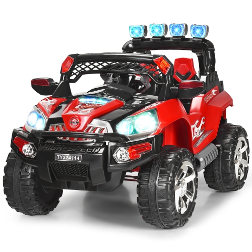 12V Kids Ride On Truck Car SUV MP3 RC Remote Control w/ LED Lights Music