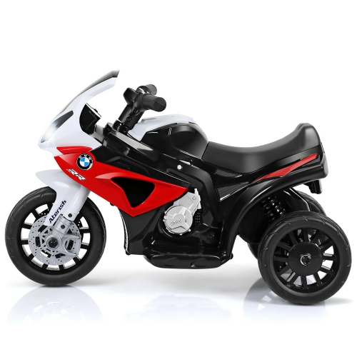 Costway Kids Ride On Motorcycle BMW Licensed 6V Electric 3 Wheels Bicycle w/ Music&Light