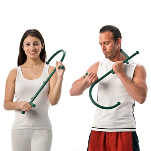 Thera Cane Massager Self Massaging Stick, Green