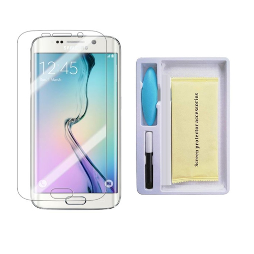 Replacement UV Tempered Glass Screen Protector Compatible With Samsung Galaxy S6 Edge