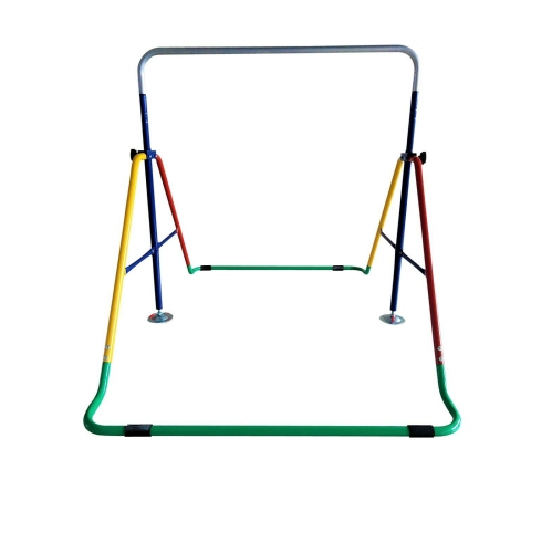 ProKidFit 4 in 1 Kids Jungle Gym Swing Set Playground Trapeze Rings Monkey Bars B-Ball Net Adjustable Playground