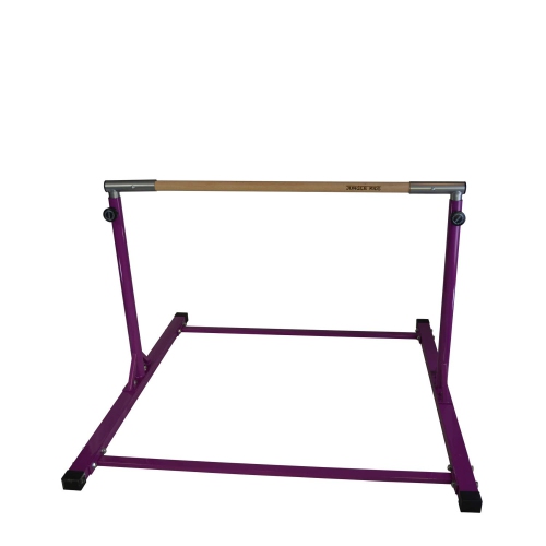 ProKidFit Horizontal Kip Bar Expandable Gymnastics Training Playground Bar Purple Adjustable 3 to 5 FT