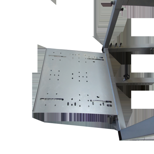 GTR – cadre argenté pour modèle GTA avec siège de course véritable bleu/blanc