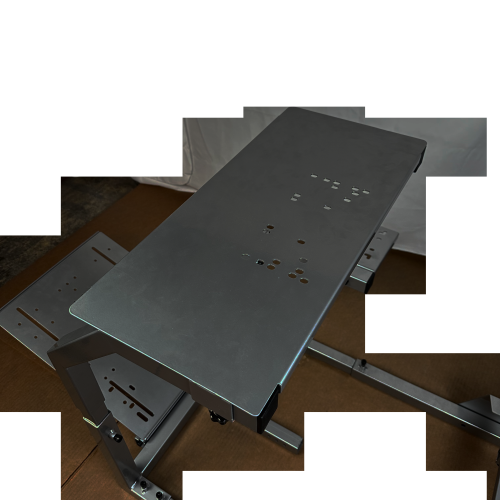 GTR Simulator – Grand Toronto-F modèle à trois moniteurs ou à un support pour un seul moniteur avec siège en similicuir réglable rouge/blanc