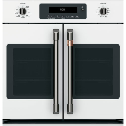 Ensemble de poignées de four mural Café - Noir brossé