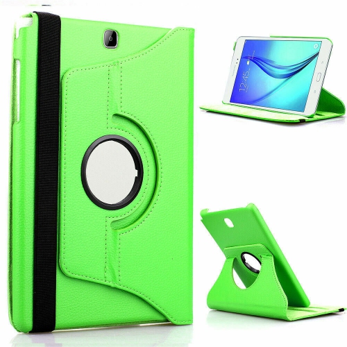 【CSmart】 360 Rotating Leather Tablet Case Smart Stand Cover for Samsung Tab 4 7.0" T230 T235, Green