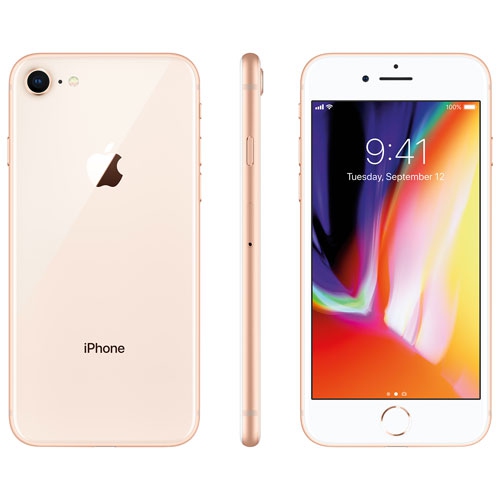 Refurbished (Excellent) - Apple iPhone 8 256GB Smartphone - Gold - Unlocked  - Certified Refurbished