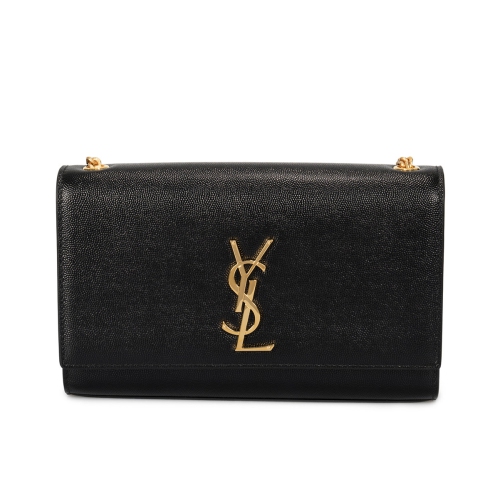 saint laurent small kate monogram leather chain shoulder bag