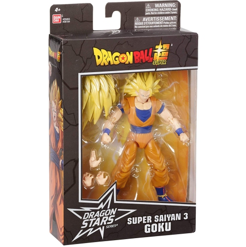 DRAGONBALL  Super 6 Inch Action Figure Dragon Stars Series 10 - Super Saiyan 3 Goku