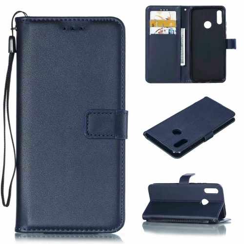 CSMART  [Cs] Huawei P30 Lite Case, Magnetic Leather Folio Wallet Flip Case Cover With Card Slot In Navy