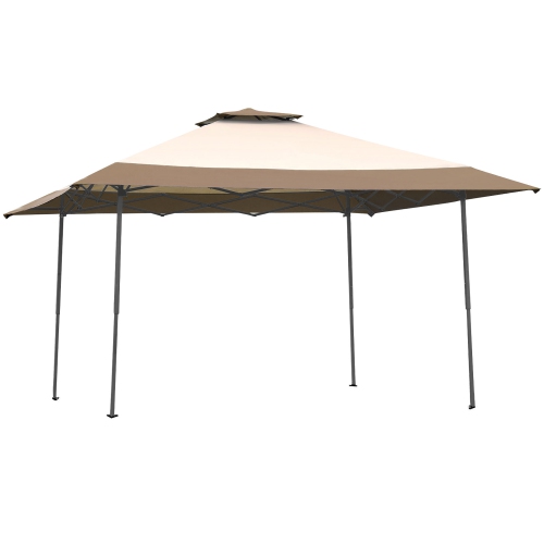 Costway 13'x13' Folding Gazebo Canopy Shelter Awning Tent Patio Garden Companion