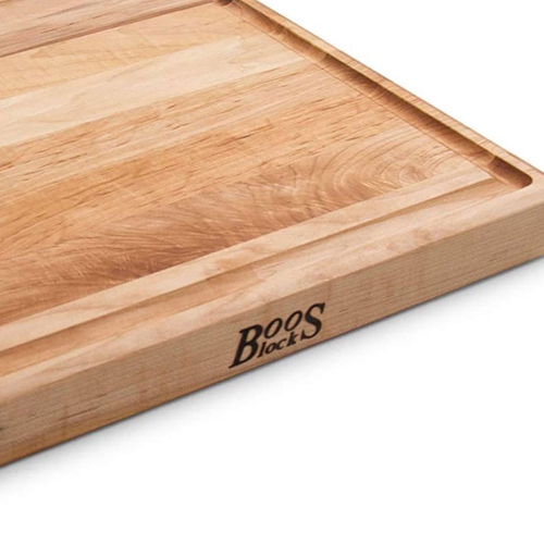 JOHN BOOS  Boosblock Maple Edge Grain Carving Board, 15" X 15" - 1-3/4" Thick