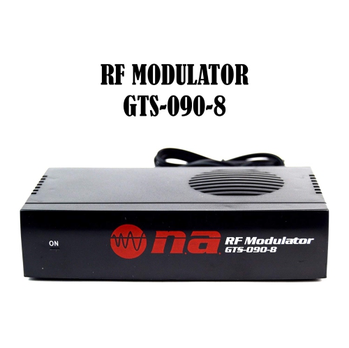 NA GTS-090-8 Universal RF Modulator RCA Audio Video to Coaxial Coax F-Type With S Video