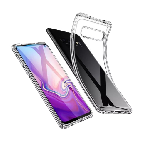 Étui protecteur transparent souple en TPUR compatible avec le Galaxy S10E de Samsung