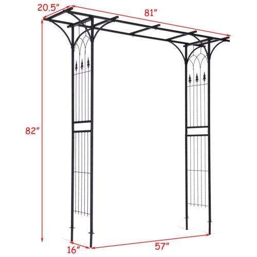 Garden Wedding Rose Arch Pergola Archway Flowers Climbing Plants Trellis Metal