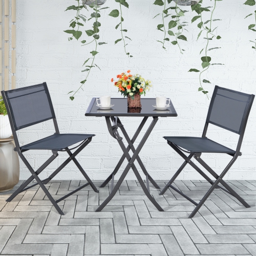 3pcs Bistro Set Garden Backyard Table, Patio Table And Chairs Set Canada