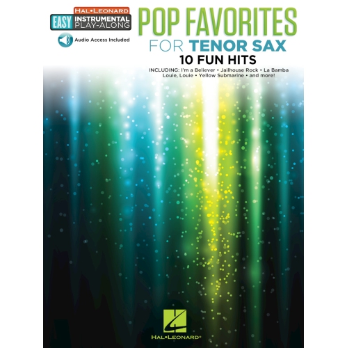 Music Pop Favorites Easy Instrumental Play-Along - Tenor Sax