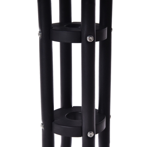 Gymax 3 Pcs Bistro Set Garden Backyard Table Folding Chairs Outdoor Patio Furniture