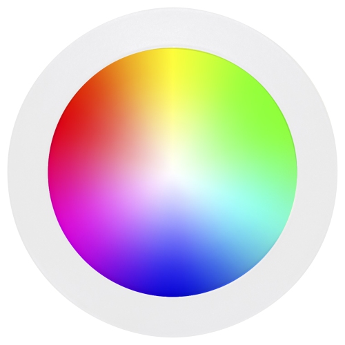 BAZZ Smart Home 6-in Wi-Fi RGB Tunable Slim Disk LED Recessed Fixture Kit White