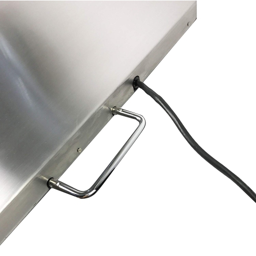 Extra Large 22" x 18" Stainless Steel 400lb Heavy Duty Digital Postal Shipping Scale, Powered by Batteries or AC Adapter