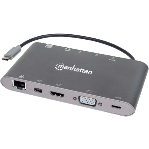 Manhattan SuperSpeed USB-C to 7-in-1 Docking Station