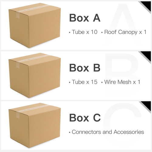 Gymax Large Walk In Chicken Coop Run House Shade Cage 10'x13' with Roof Cover Backyard