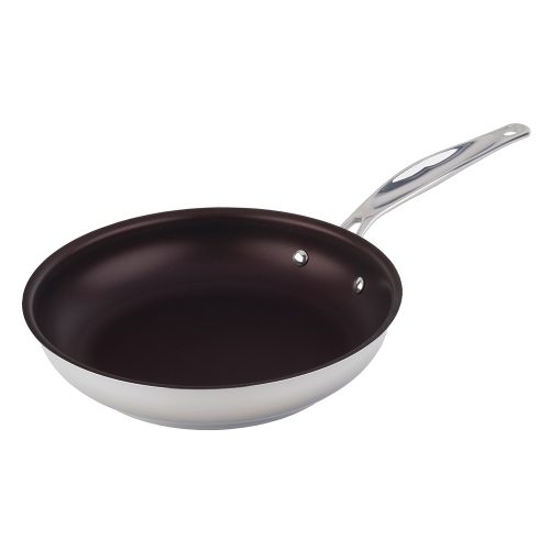 Meyer Confederation Melbec-Red Non-Stick Stainless Steel Skillet, 11"