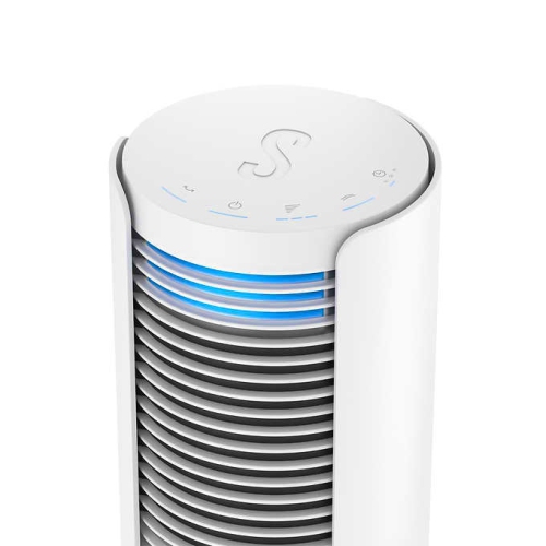 Stadler Form Peter the Powerful Tower Fan, White