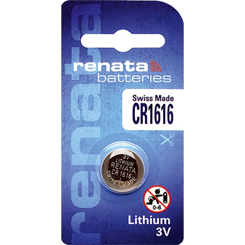 1 x Renata CR1616 Batteries, Lithium Battery 1616