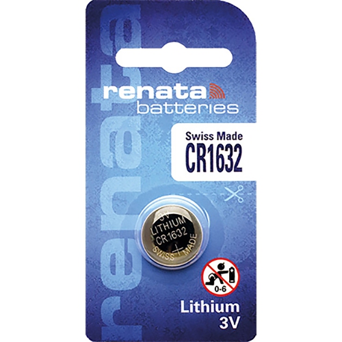 1 x Renata CR1632 Batteries, Lithium Battery 1632