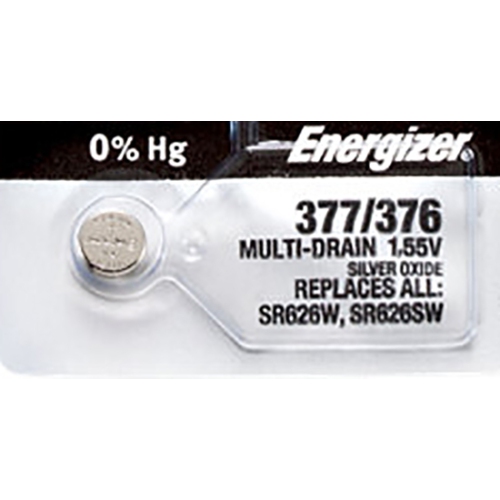 Energizer 377 376 Piles Oxyde d'Argent pour Montre SR626SW SR626W