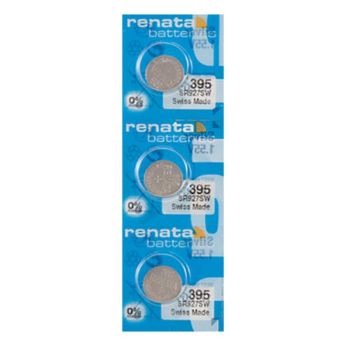 3 x Renata 395 Watch Batteries, SR927SW Battery
