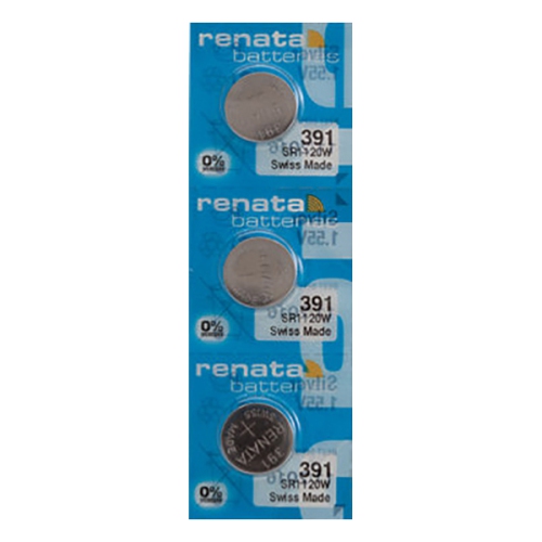 3 x Renata 391 Watch Batteries, SR1120W Battery