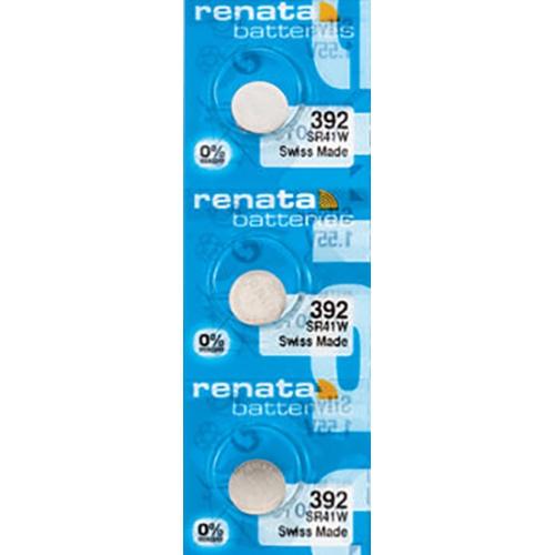 3 x Renata 392 Watch Batteries, SR41W Battery