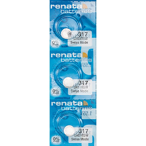 RENATA  3 X 317 Watch Batteries, Sr516Sw Battery