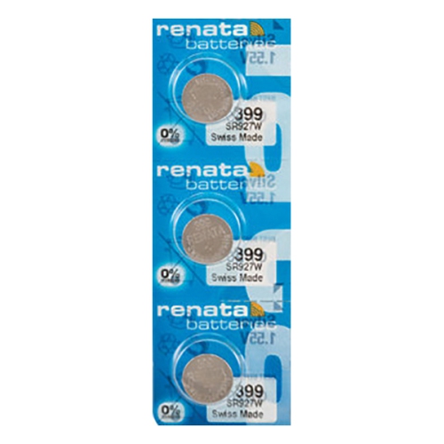 3 x Renata 399 Watch Batteries, SR927W Battery