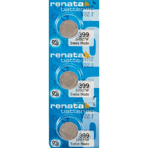 3 x Renata 399 Watch Batteries, SR927W Battery