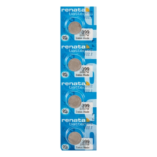 4 x Renata 399 Watch Batteries, SR927W Battery